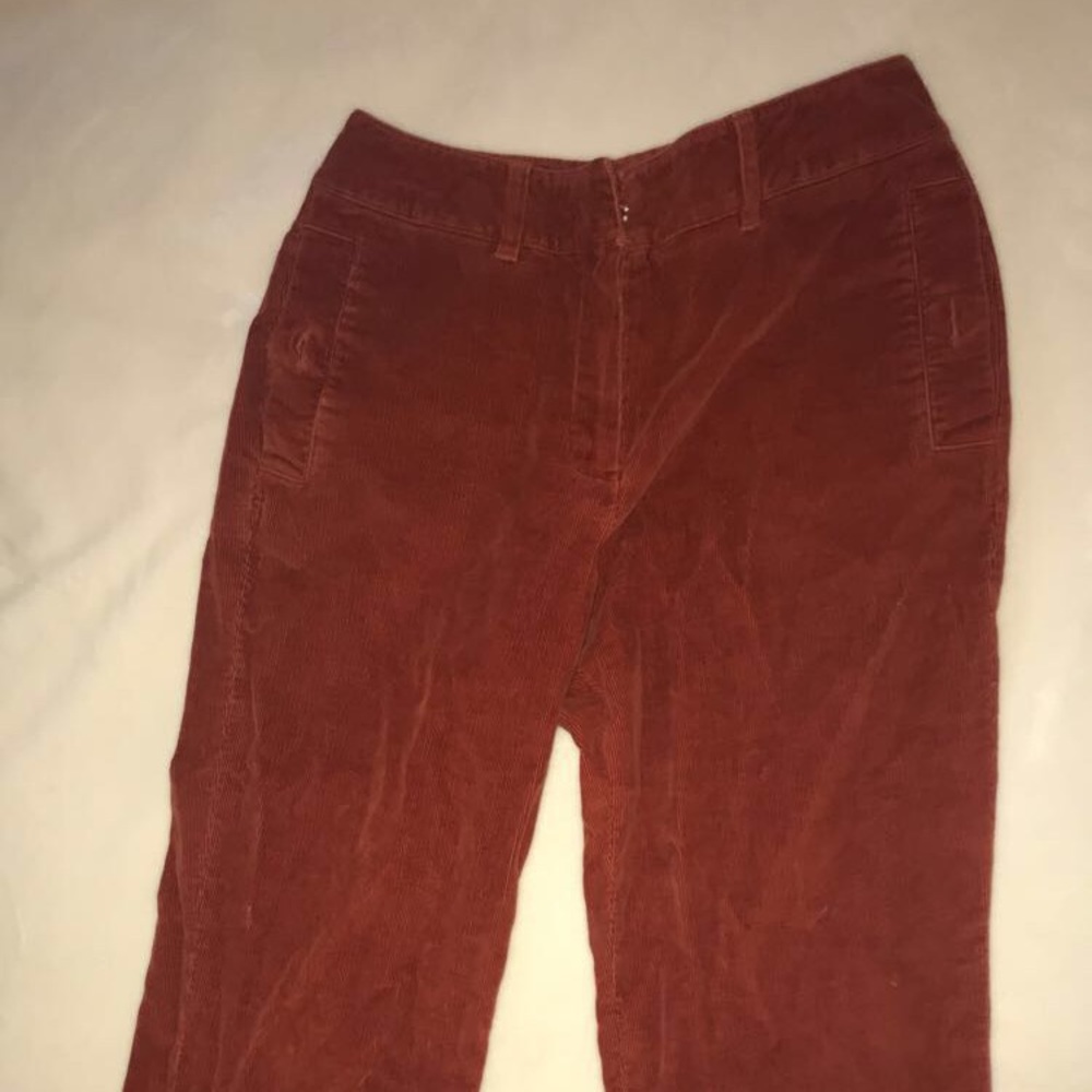 Vintage Corduroy Burnt Orange Pants